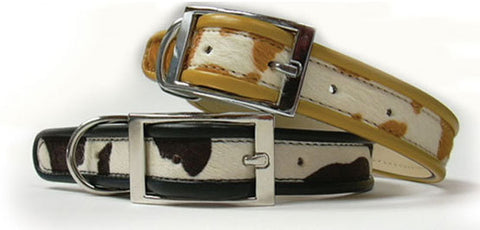 Diva Dog Cheyenne Tan & White Dog Collar