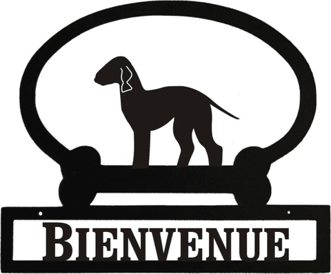 Sweeney Ridge Bedlington Terrier Custom Message Sign