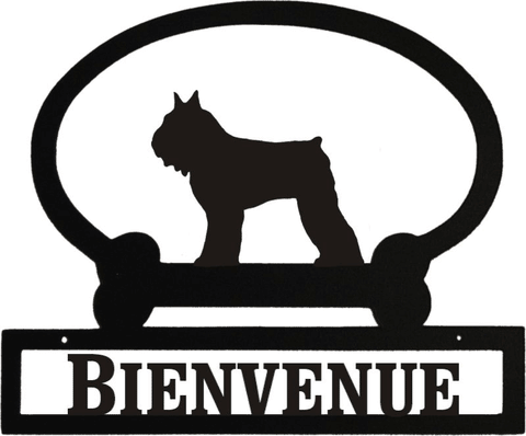Sweeney Ridge Bouvier Des Flanders Custom Message Sign