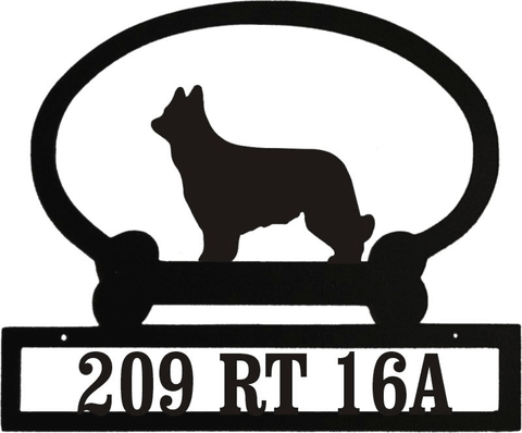 Sweeney Ridge Briard Custom Message Sign