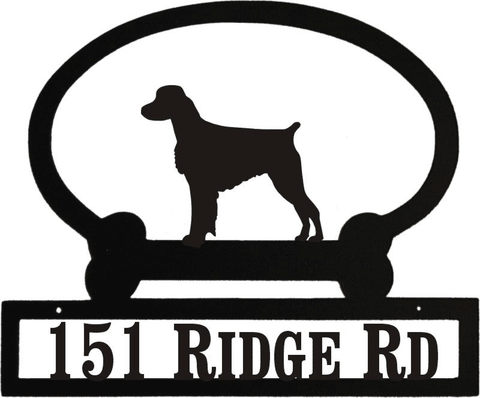 Sweeney Ridge Brittany Spaniel Custom Message Sign