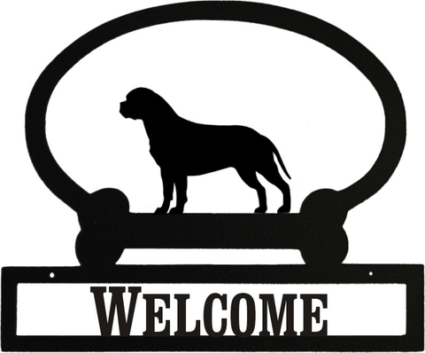 Sweeney Ridge Bull Mastiff Custom Message Sign