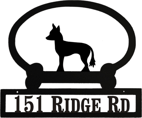Sweeney Ridge Chinese Crested Custom Message Sign
