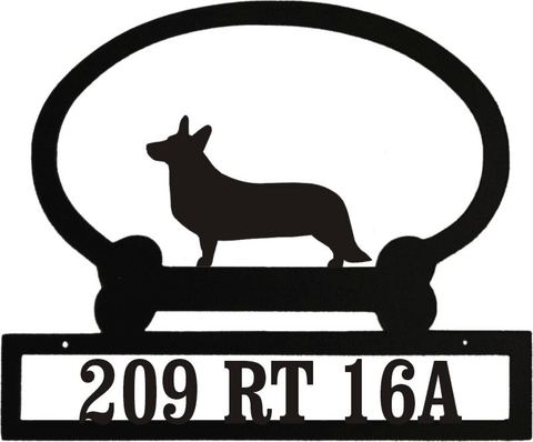 Sweeney Ridge Corgi Cardigan Custom Message Sign