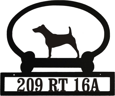 Sweeney Ridge Fox Terrier Custom Message Sign