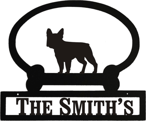 Sweeney Ridge French Bulldog Custom Message Sign