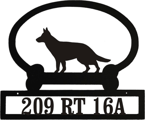 Sweeney Ridge German Shepherd Custom Message Sign