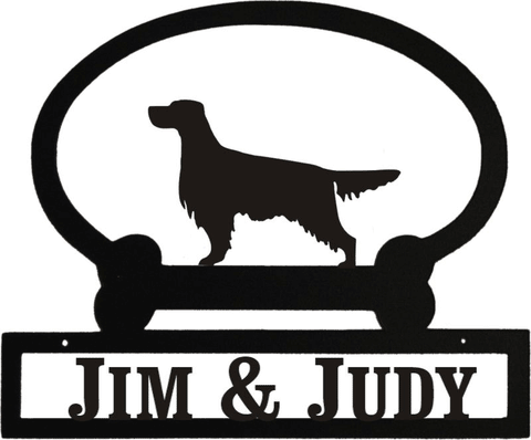 Sweeney Ridge Gordon Setter Custom Message Sign