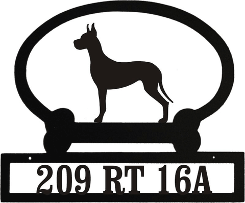 Sweeney Ridge Great Dane Custom Message Sign
