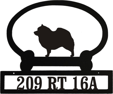 Sweeney Ridge Keeshond Custom Message Sign