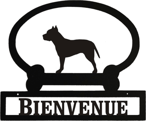 Sweeney Ridge Pit Bull Terrier Custom Message Sign