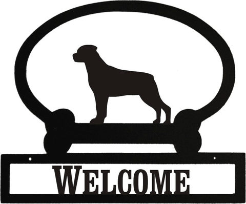 Sweeney Ridge Rottweiler Custom Message Sign