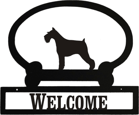 Sweeney Ridge Schnauzer Custom Message Sign