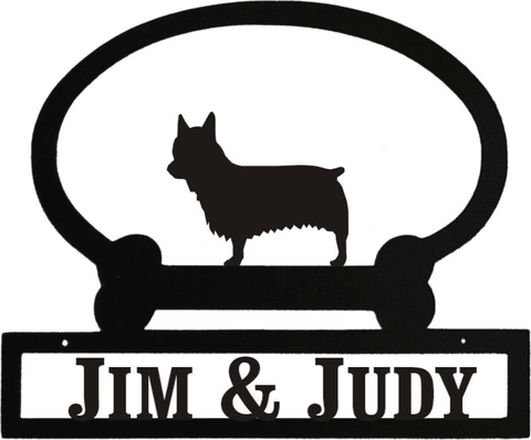 Sweeney Ridge Yorkshire Terrier (Pet Clip) Custom Message Sign