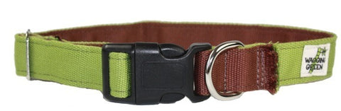 Wagging Green Eco Hip Zen & Tree Bark Dog Collar