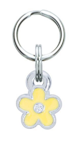 Rockin' Doggie Yellow Flower Mini Charm