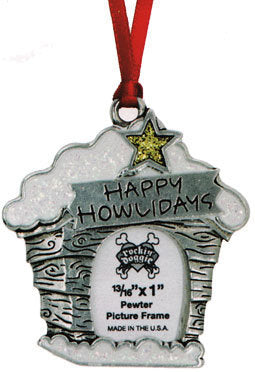Rockin' Doggie Dog House Christmas Ornament