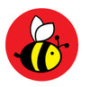 Wagging Green Honey Bee Dog ID Tag