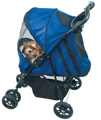 Pet Gear Cobalt Blue Happy Trails Dog Stroller