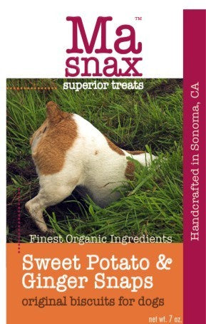 Ma Snax Organic Sweet Potato Ginger Snaps