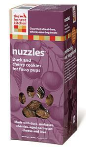 Honest Kitchen Nuzzles Duck & Cherry Dog Treats