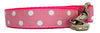 Owen & Olivia Pink & White Dots Dog Collar