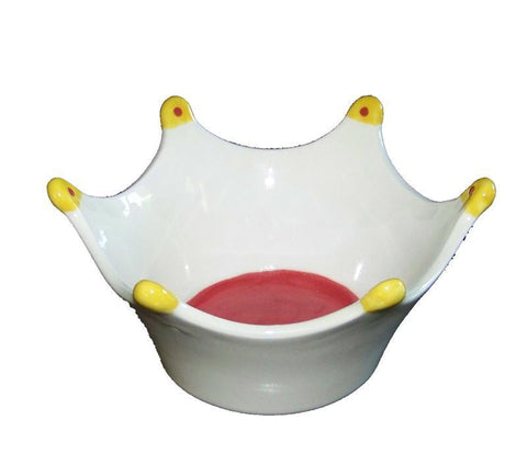 Personalized Little Princess Ceramic Custom Message Dog Bowl