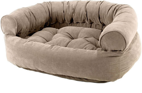 Bowsers Putty Microvelvet Double Donut Dog Bed