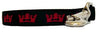 Owen & Olivia Red Crowns On Black Dog Collar
