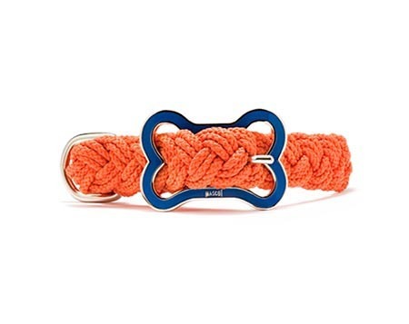 Mascot Sailor's Knot Solids Orange Dog Collar