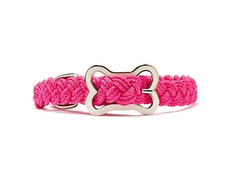 Mascot Sailor's Knot Solids Pink Dog Collar