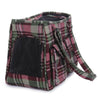 East Side Collection Herringbone Plaid Pet Carrier