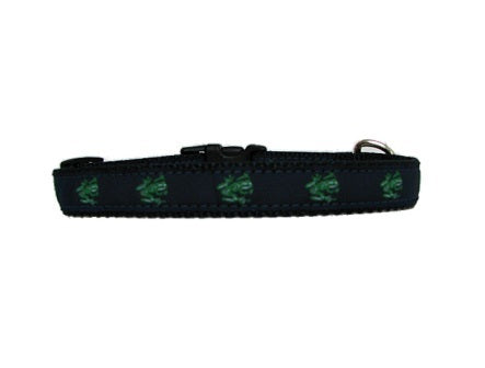 Owen & Olivia Frogs Dog Collar