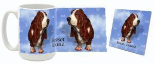 MugWorld Basset Hound Mug and Coaster Combo