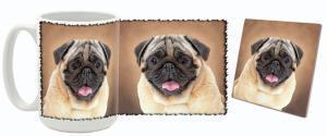 MugWorld Pug Mug and Coaster Combo Style Two
