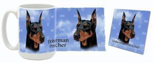 MugWorld Doberman Pinscher Mug and Coaster Combo
