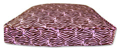 Trend Lab Pink Zebra Velour Dog Bed
