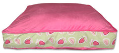 Trend Lab Fuchsia Velour w/Juicie Fruit Print Dog Bed