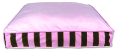 Trend Lab Pink Velour w/Pink & Brown Stripe Dog Bed