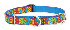 Lupine Peace Pup Medium Martingale Dog Collar (3/4 Inch)