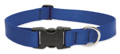 Lupine Solid Blue Dog Collar