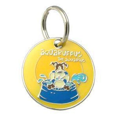 Dogoscopes Aquarius Zodiac Sign Dog ID Tag