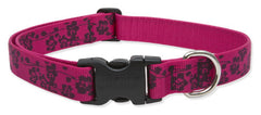 Lupine Plum Blossom Large Dog Collar (1 Inch)