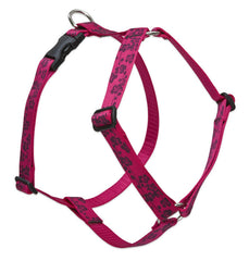 Lupine Plum Blossoms Large Dog Harness (1 Inch)