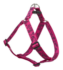 Lupine Plum Blossoms Step-In Large Dog Harness (1 Inch)