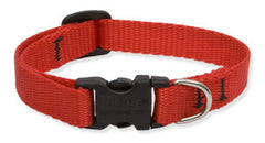 Lupine Solid Red Dog Collar