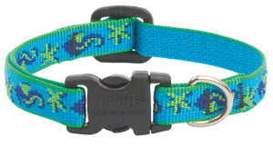 Lupine Sea Ponies Small Dog Collar (1/2 Inch)