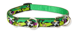 Lupine Moo Cow Medium Martingale Dog Collar (3/4 Inch)
