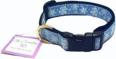 Up Country Snowflakes Dog Collar