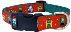 Up Country Festive Dog Houses Dog Collar
